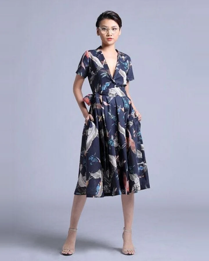 Aterlier snow HEMDBLUSENKLEID YARI