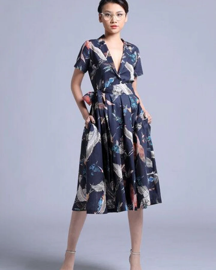 Aterlier snow HEMDBLUSENKLEID YARI