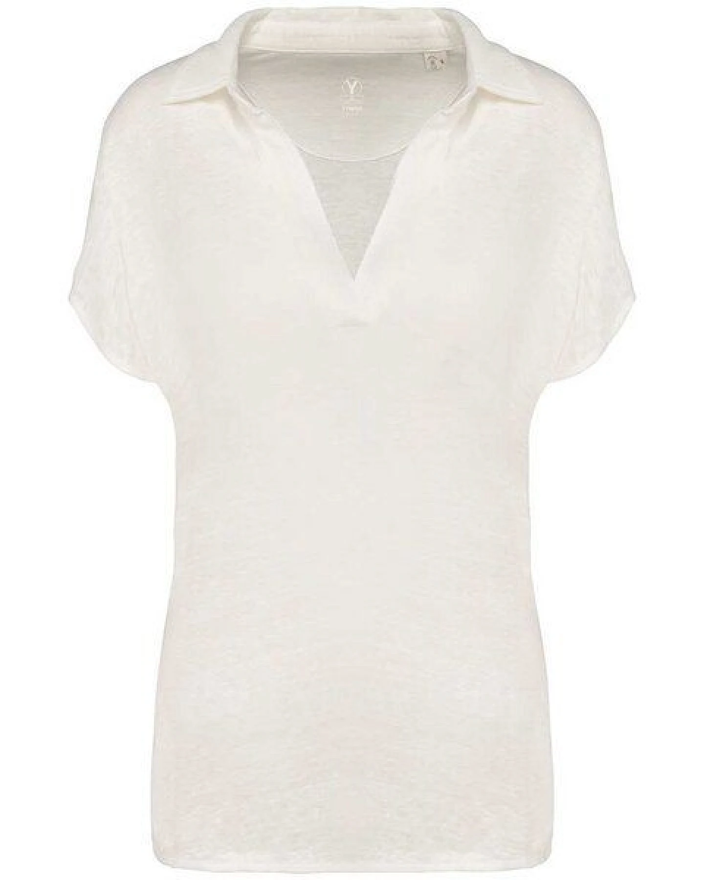 YTWOO Exklusives Damen Polohemd aus 100% Leinen – Ansicht 3