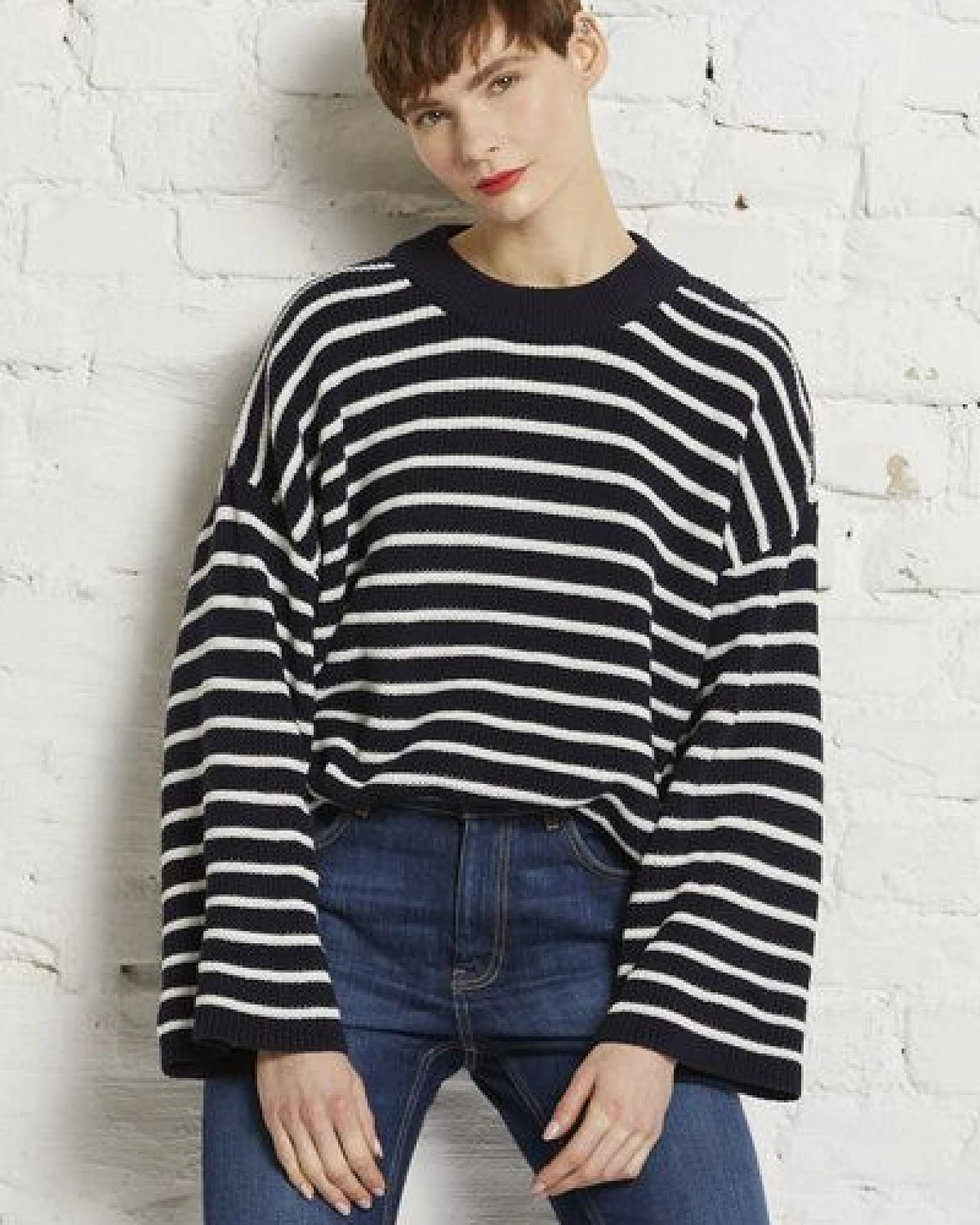 Wunderwerk Oversize crewknit stripes – Ansicht 3