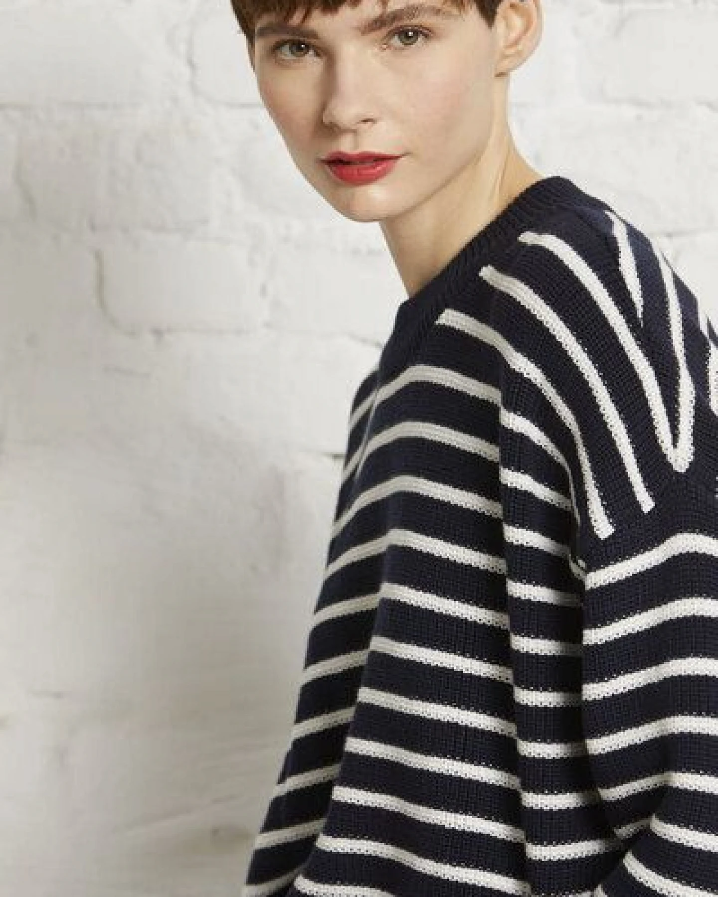 Wunderwerk Oversize crewknit stripes – Ansicht 2