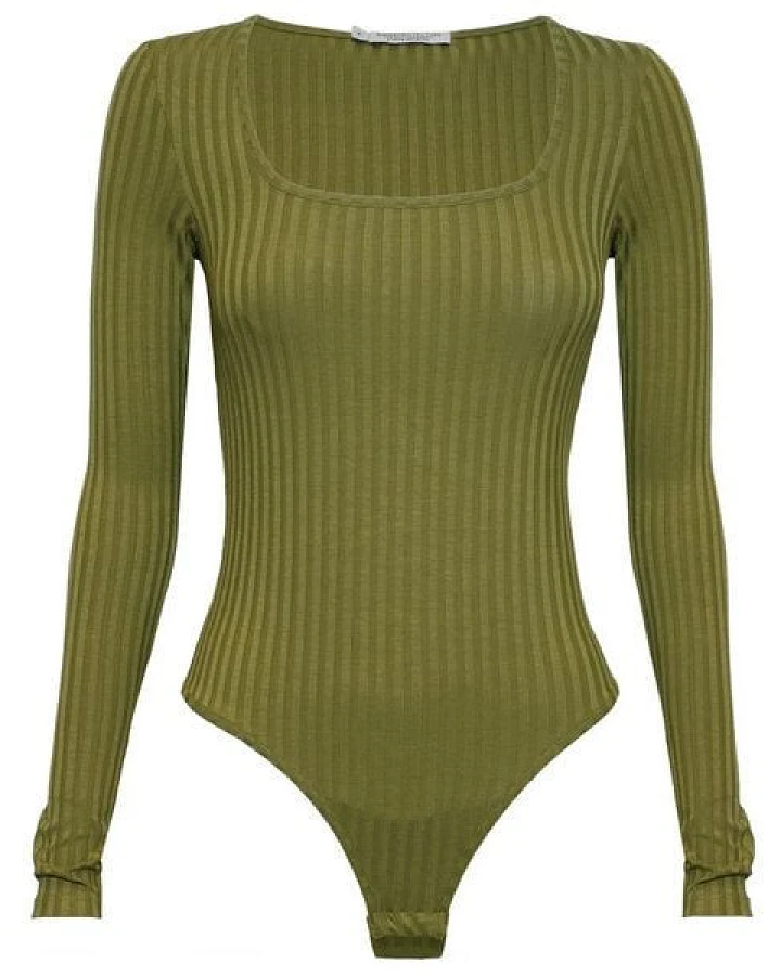 Underprotection Celine Body olivgrün aus TENCEL Lyocell Mix