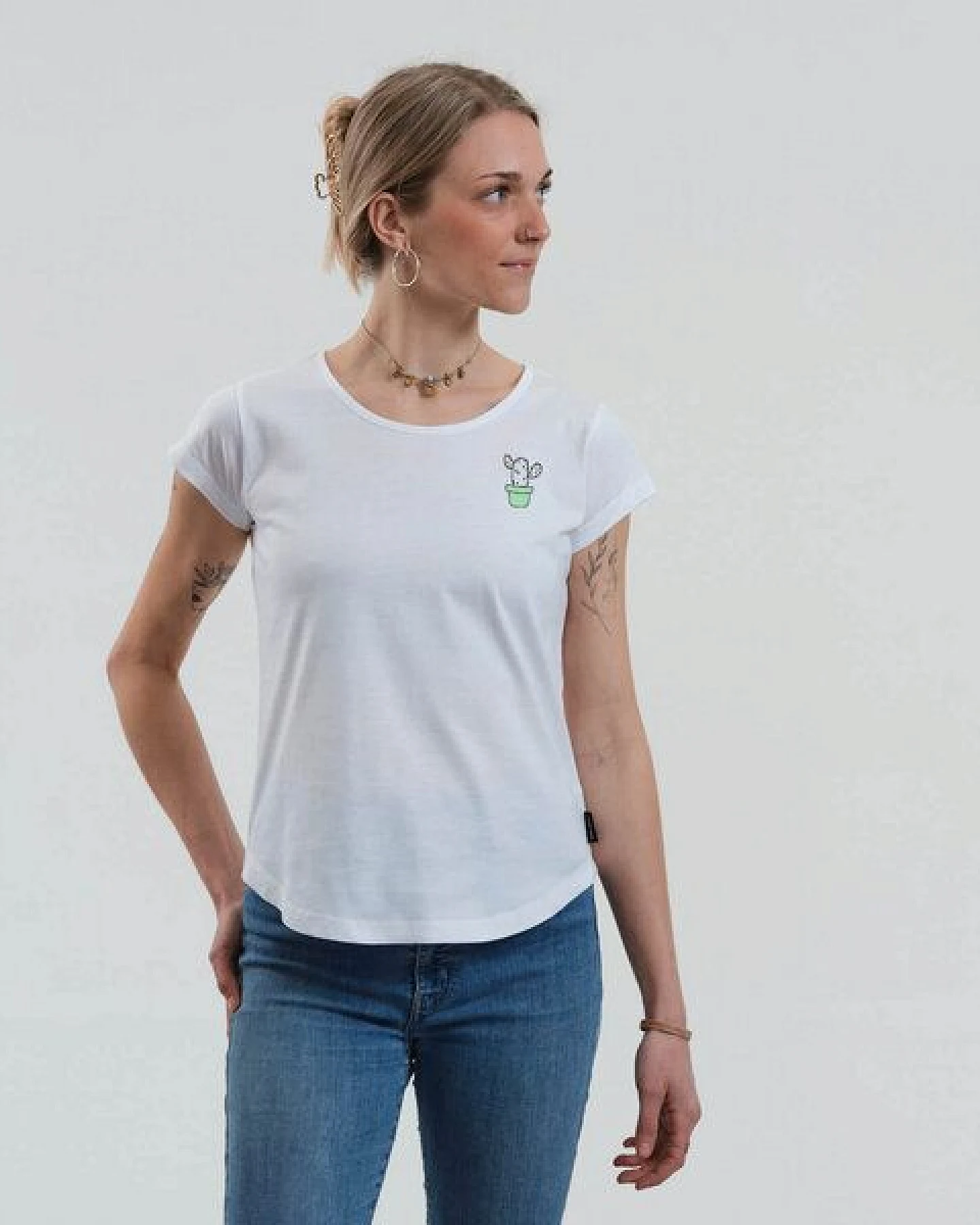 GARY MASH Shirt Asheville Mini Kaktus aus Biobaumwolle – Ansicht 2