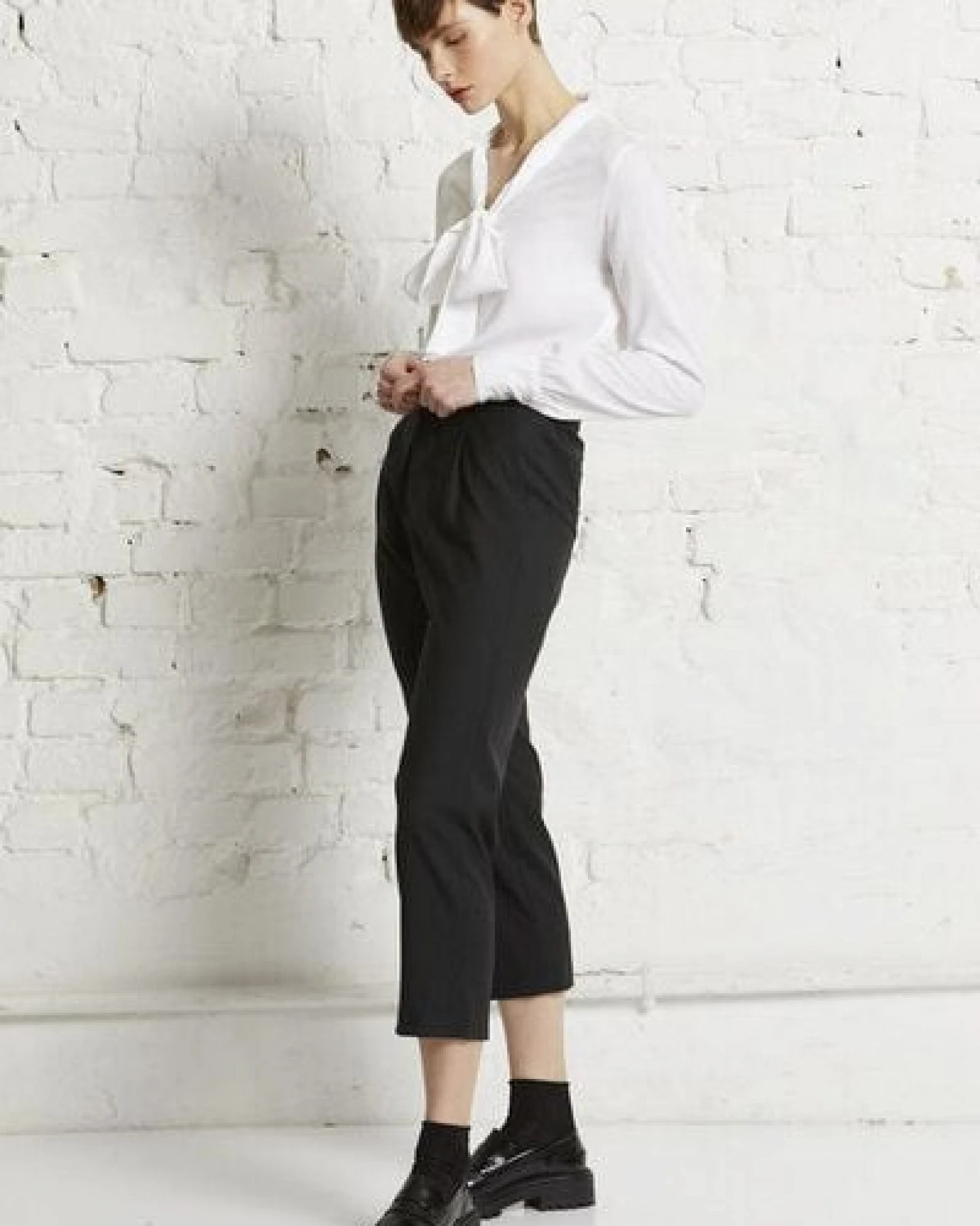 Wunderwerk Tie neck blouse TENCEL – Ansicht 3