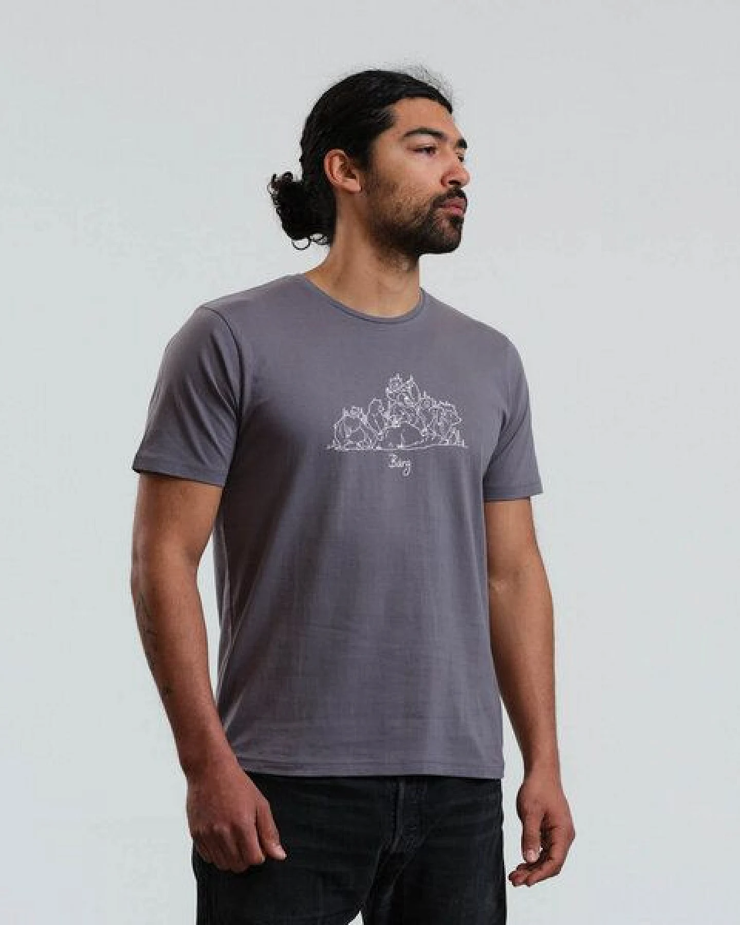 GARY MASH T-Shirt Bärg aus Biobaumwolle – Ansicht 4