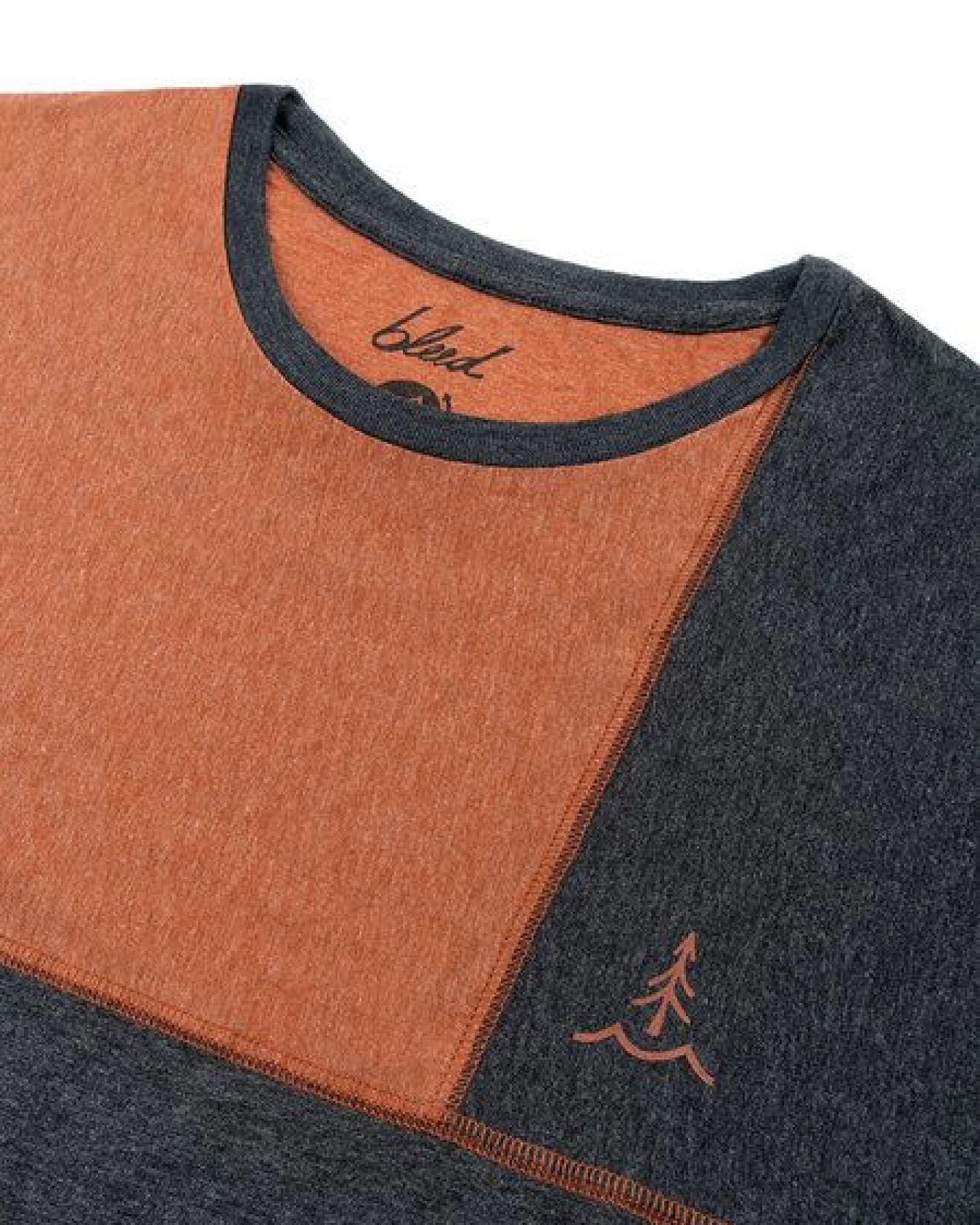 bleed Plant-Based Super Active Longsleeve Schwarz Orange-Braun – Ansicht 4