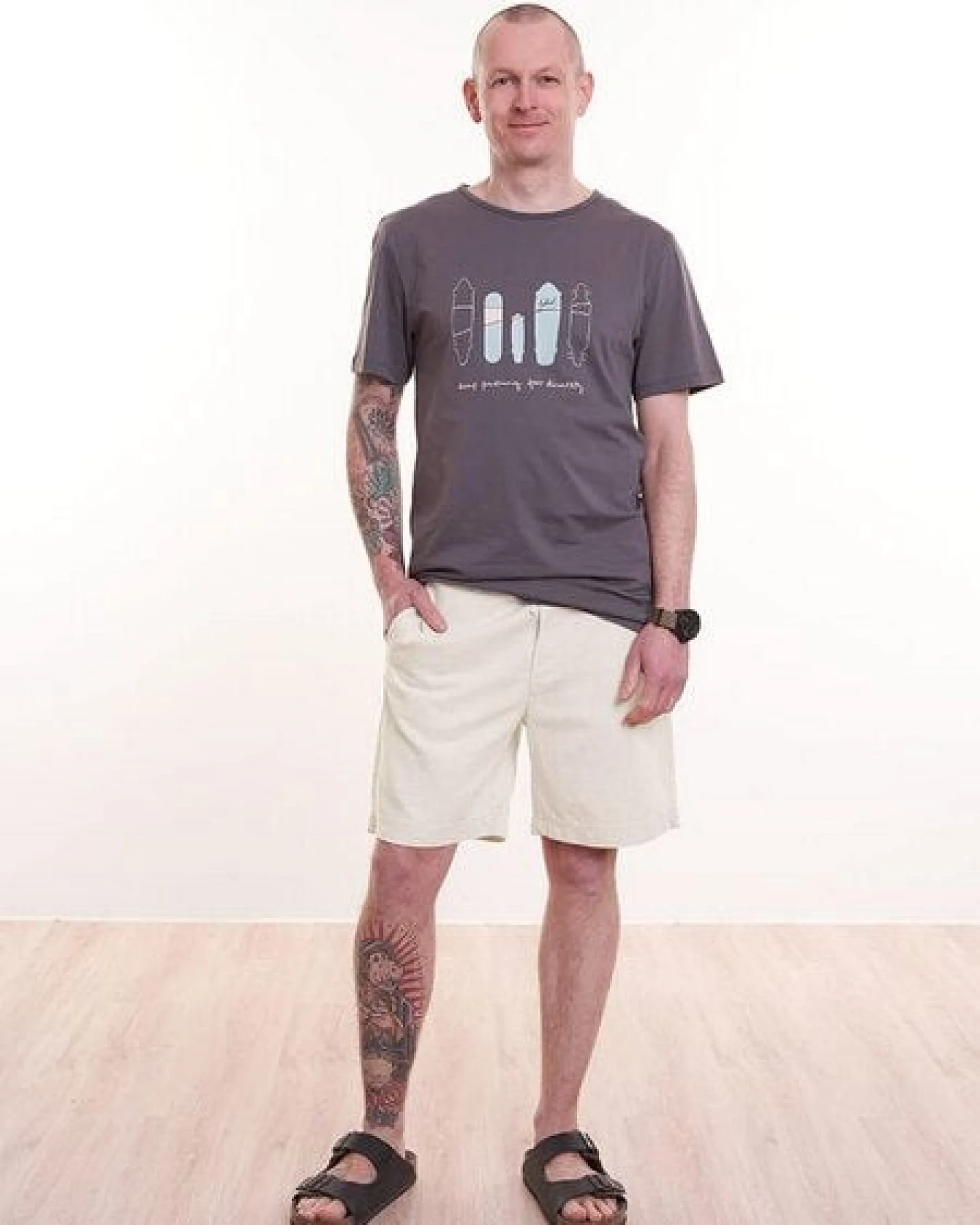 bleed Easy-Legs Shorts Naturweiß – Ansicht 2