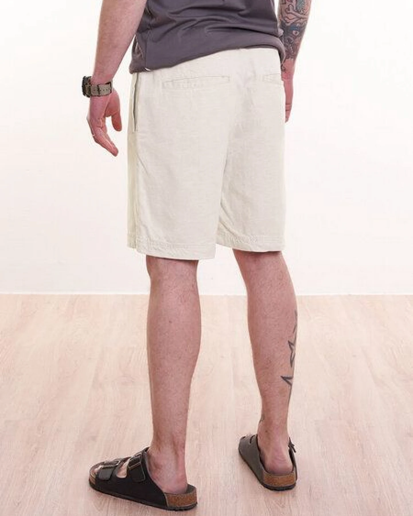 bleed Easy-Legs Shorts Naturweiß – Ansicht 3