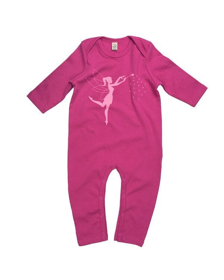 HANDGEDRUCKT "Zauberfee" Baby Jumpsuit