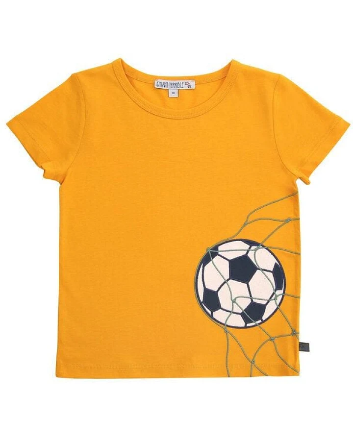 Enfant Terrible Kinder T-Shirt Fußball reine Bio-Baumwolle