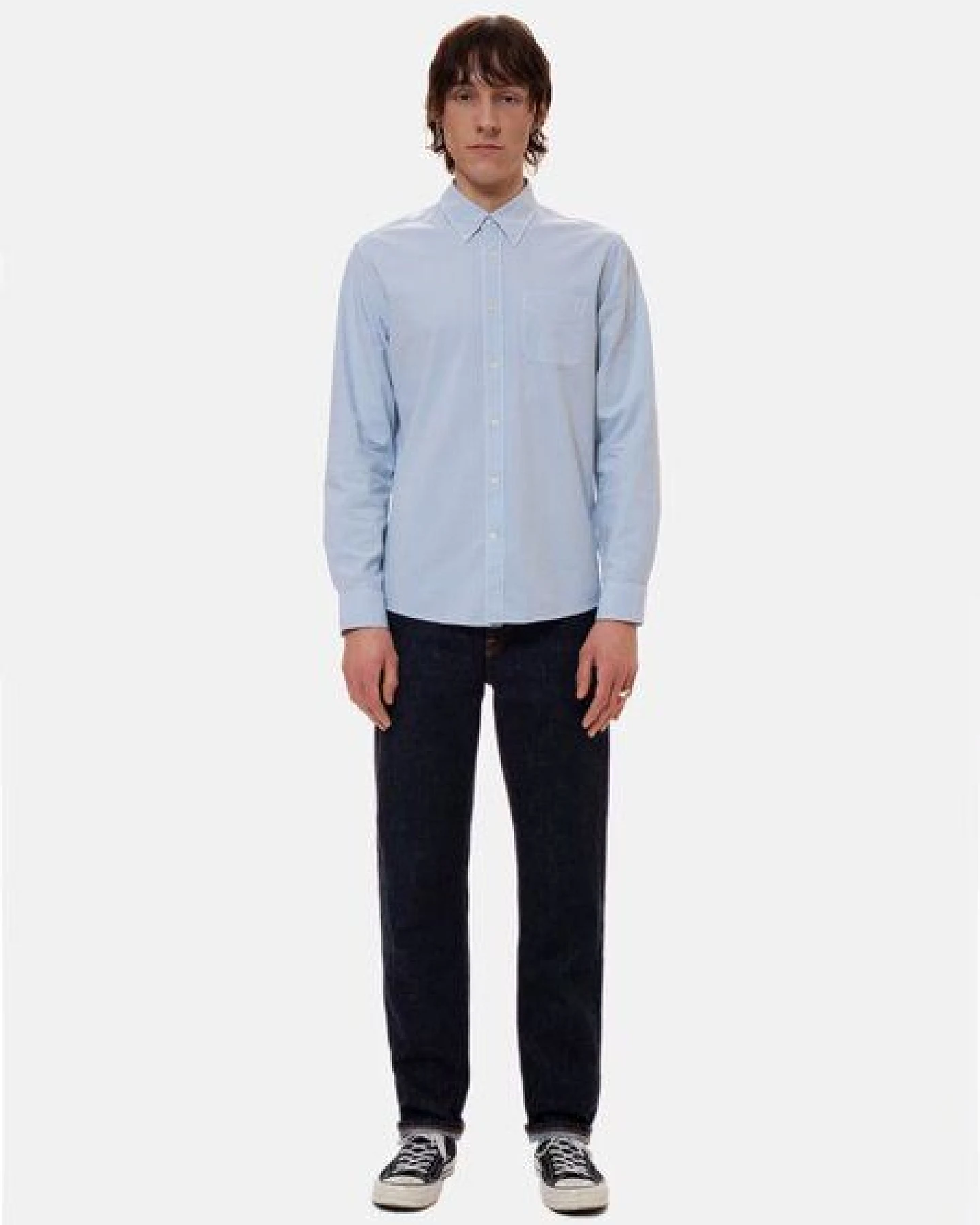 Nudie Jeans - Hemd John Button Down Oxford – Ansicht 2
