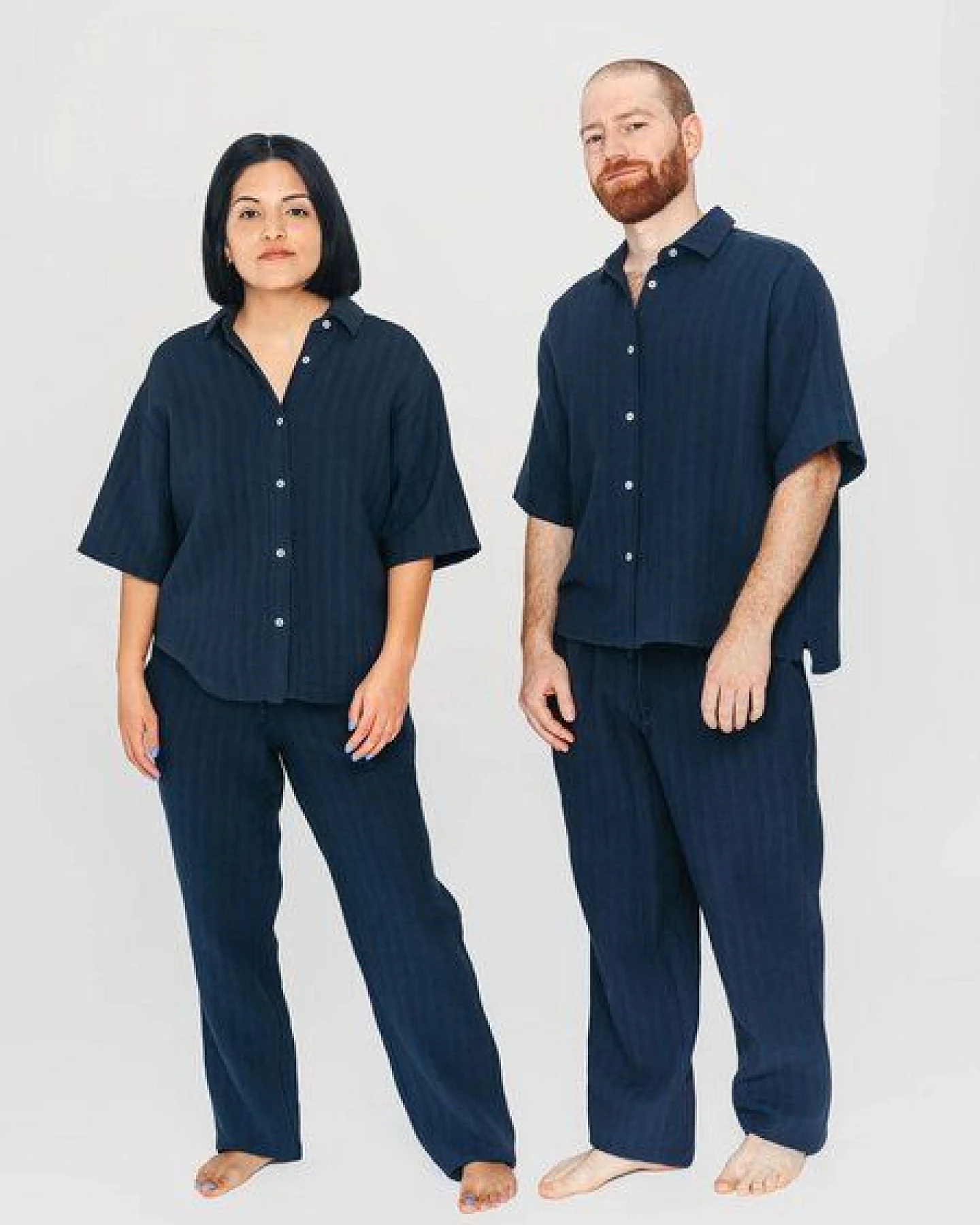 erlich textil Simply Cotton kurzarm Mousseline Nachthemd aus Baumwolle, Made in Germany – Ansicht 4