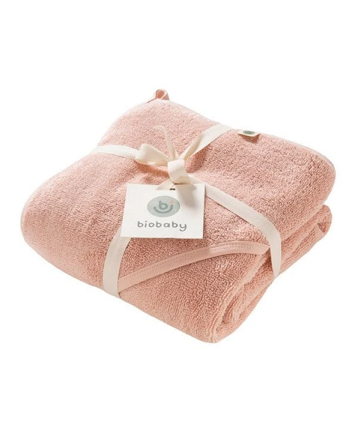 People Wear Organic Biobaby Kapuzenhandtuch, Frottee, 100% Baumwolle (kbA), 80x80cm