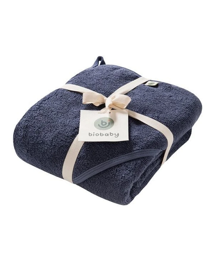 Produktseite: People Wear Organic Biobaby Kapuzenhandtuch, Frottee, 100% Baumwolle (kbA), 80x80cm