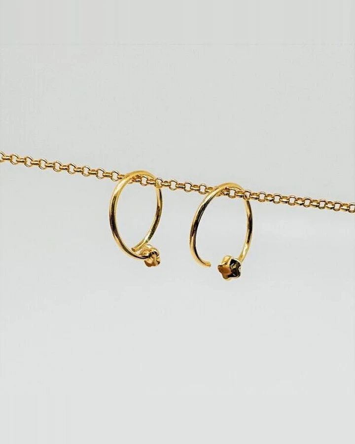 MOANINA Ohrringe Albarella - 925 Silber/18k Gold Vermeil
