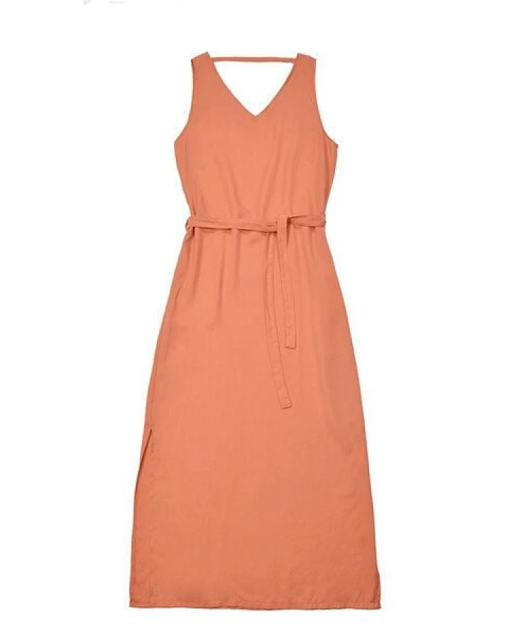 WiDDA berlin Maxikleid VANI in Schwarz oder Terra - aus Lyocell TENCEL®