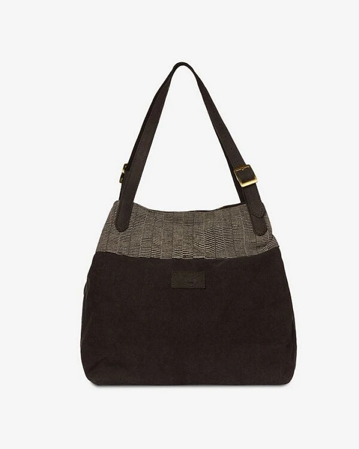 Dragolina Eleganter Shopper Cora mit Webstoff der Pwo Karen
