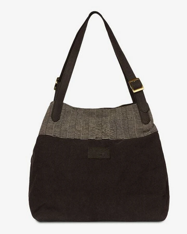 Dragolina Eleganter Shopper Cora mit Webstoff der Pwo Karen