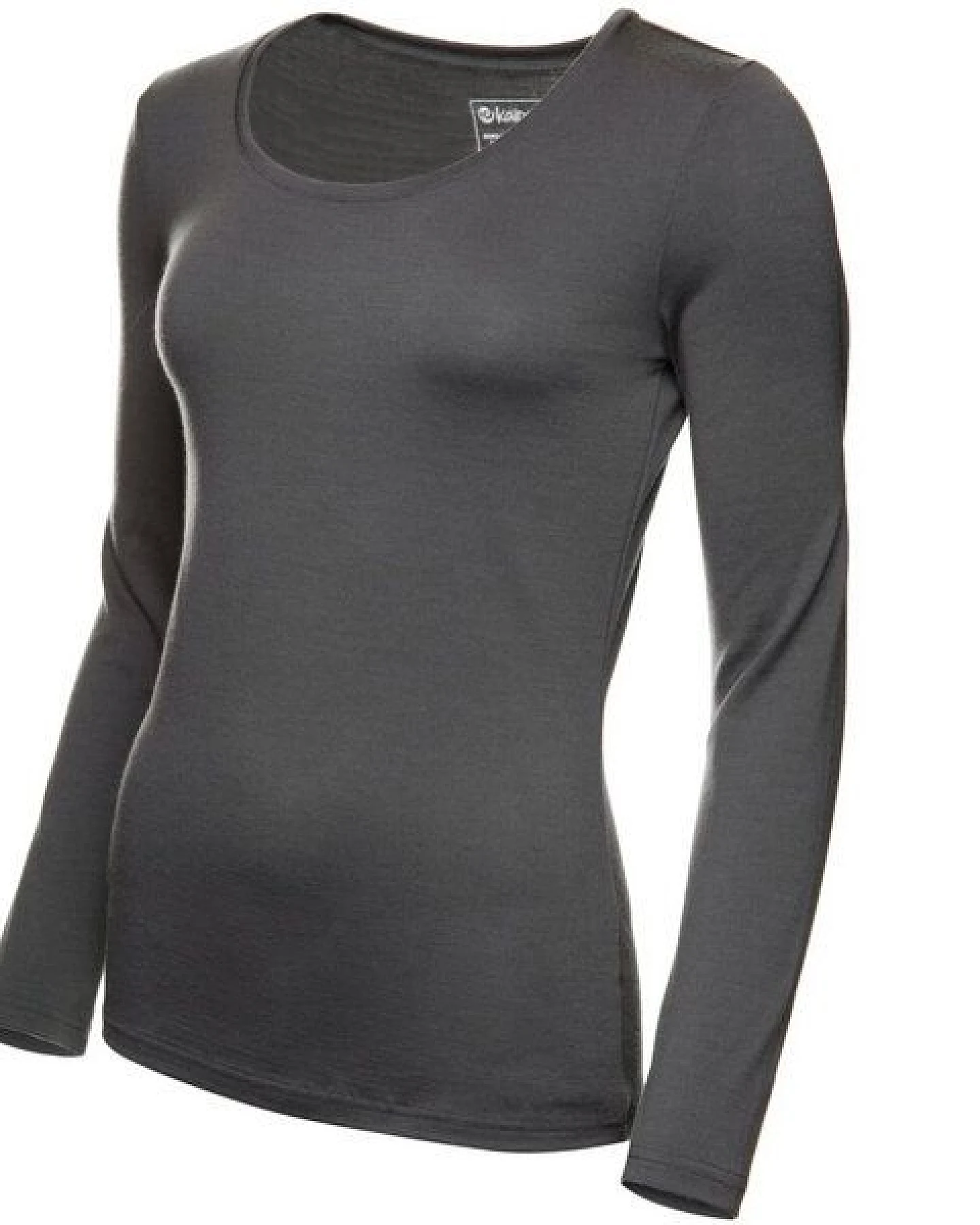 Kaipara - Merino Sportswear Merino Langarmshirt Slimfit 200 weiter Rundhals Damen – Ansicht 2