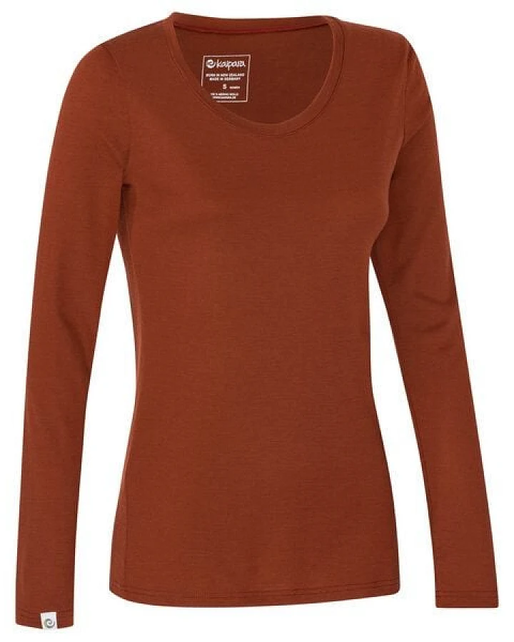 Kaipara - Merino Sportswear Merino Langarmshirt Slimfit 200 weiter Rundhals Damen