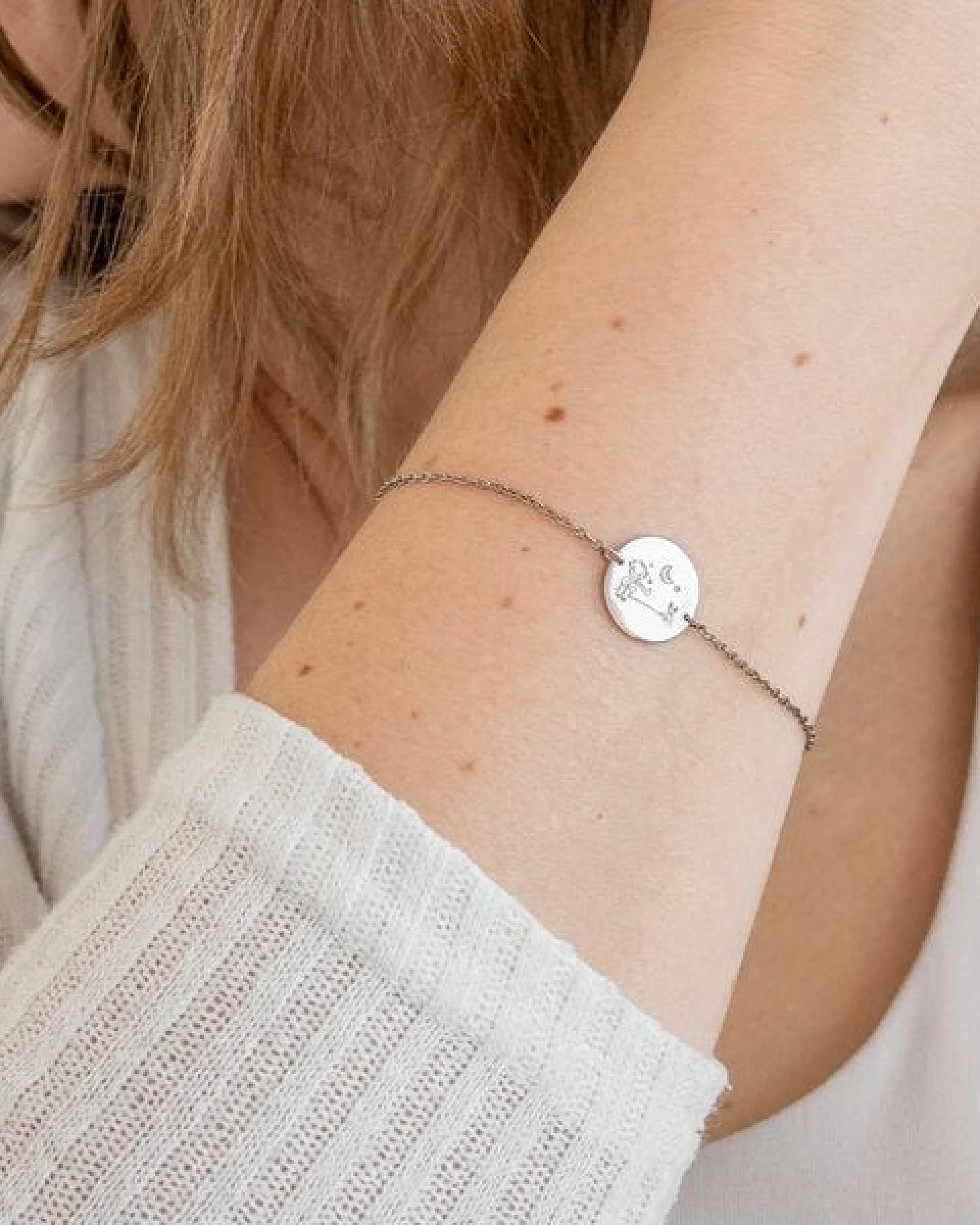 Eppi Goldenes Armband Der Kleine Prinz mit Fuchs – Ansicht 3