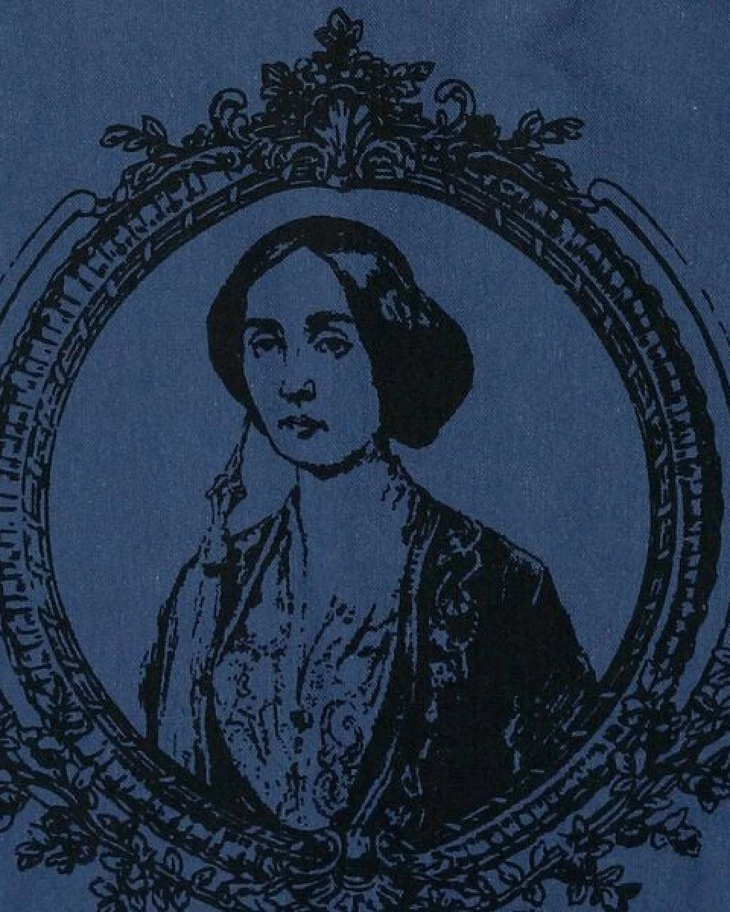 HANDGEDRUCKT "Madame Bohème" Shopper aus BAUMWOLLE kbA – Ansicht 4