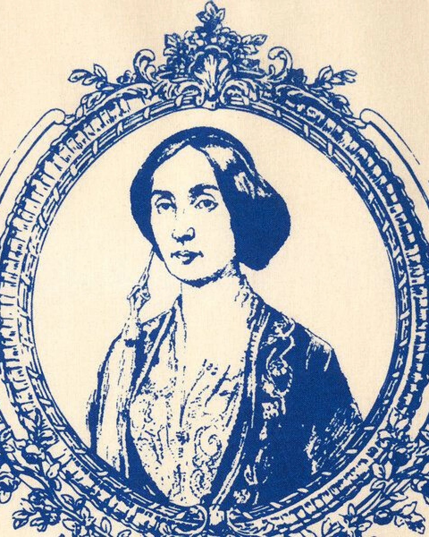HANDGEDRUCKT "Madame Bohème" Shopper aus BAUMWOLLE kbA – Ansicht 4