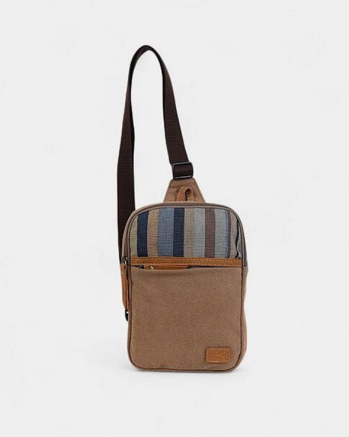 Dragolina Crossbody Tablettasche Faun W. mit Webstoff der Pwo Karen