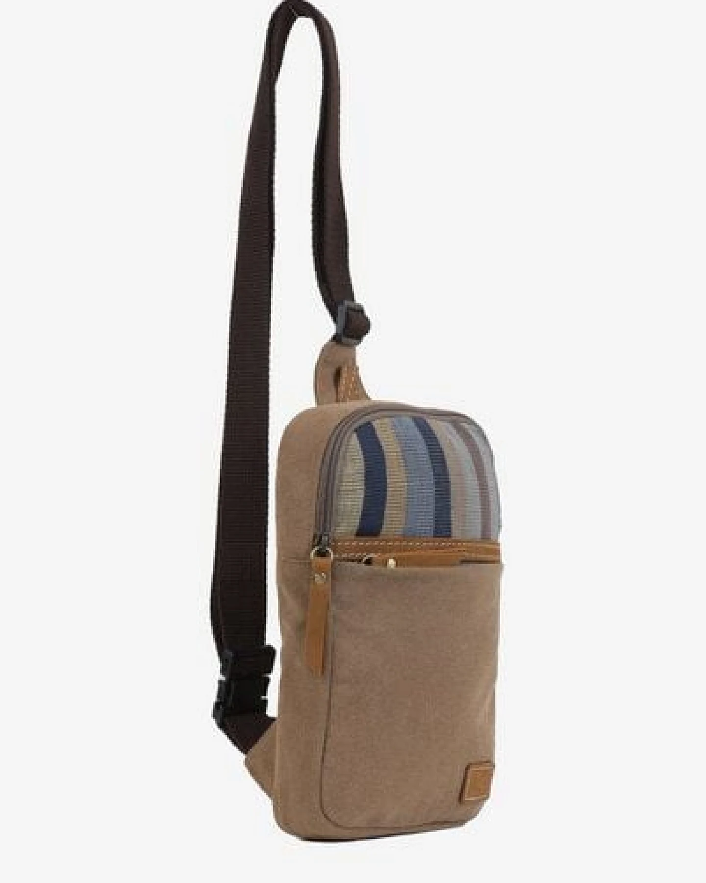 Dragolina Crossbody Tablettasche Faun W. mit Webstoff der Pwo Karen – Ansicht 3