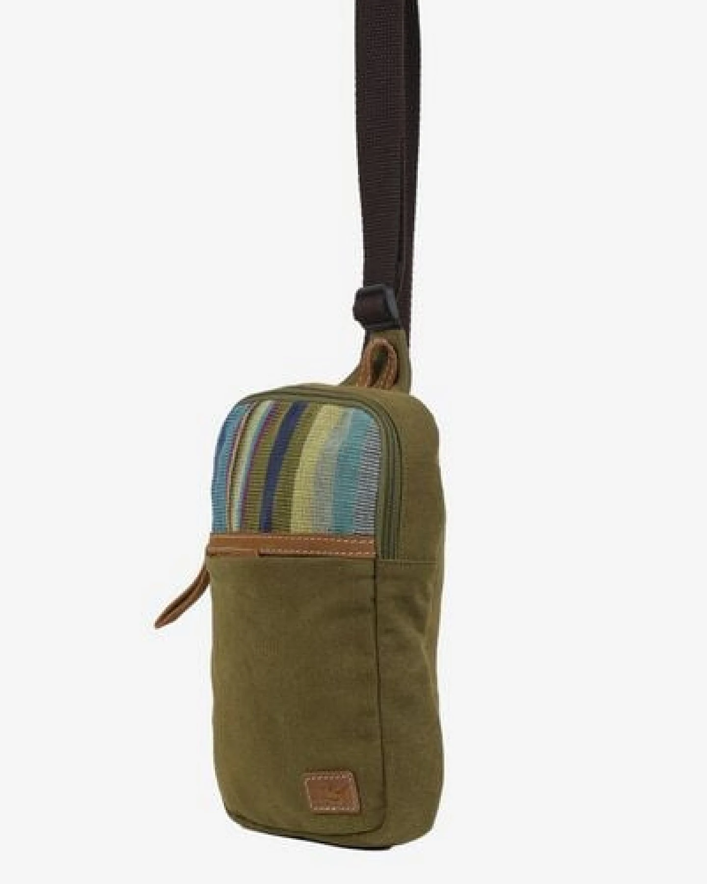 Dragolina Crossbody Tablettasche Faun W. mit Webstoff der Pwo Karen – Ansicht 2