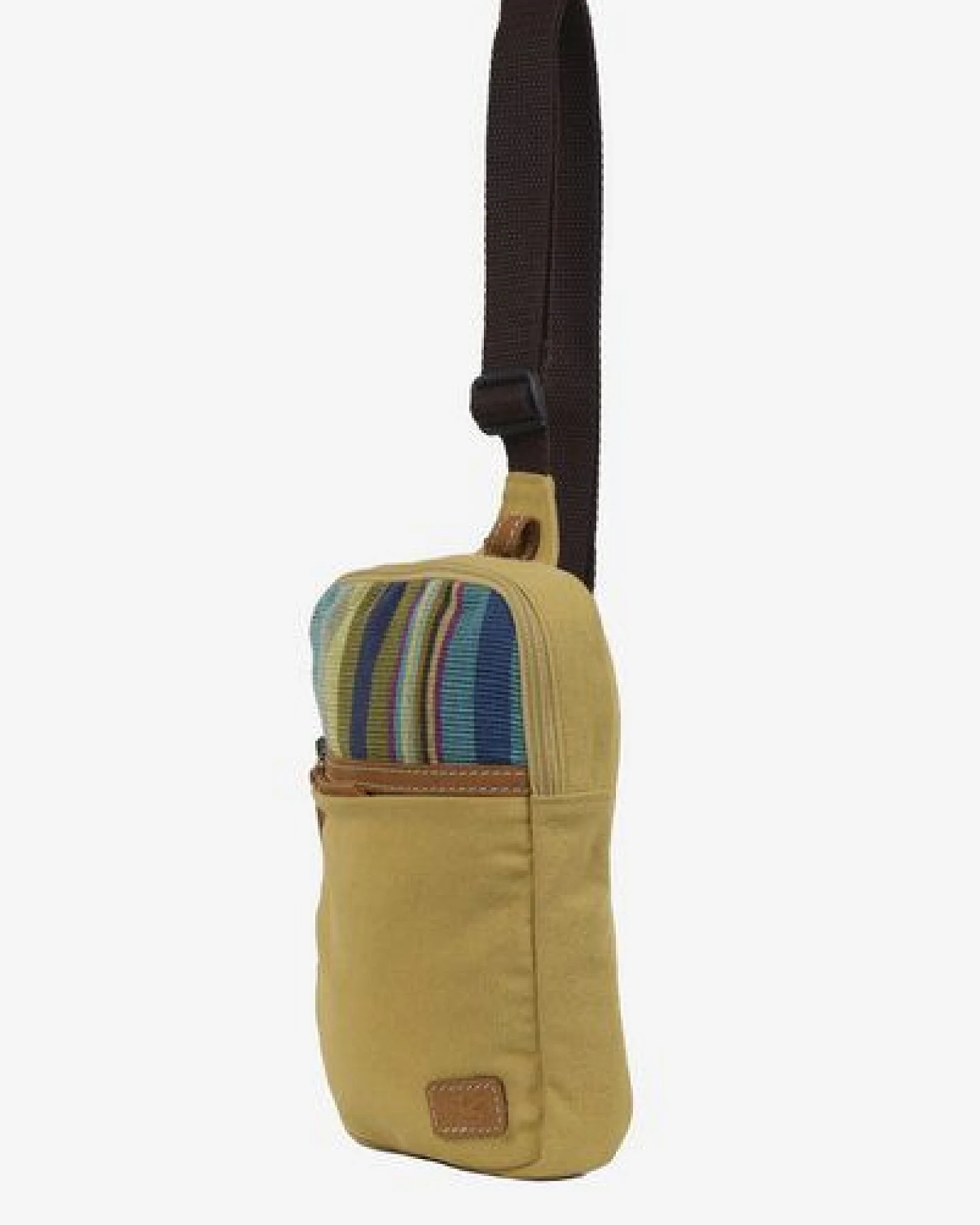 Dragolina Crossbody Tablettasche Faun W. mit Webstoff der Pwo Karen – Ansicht 2