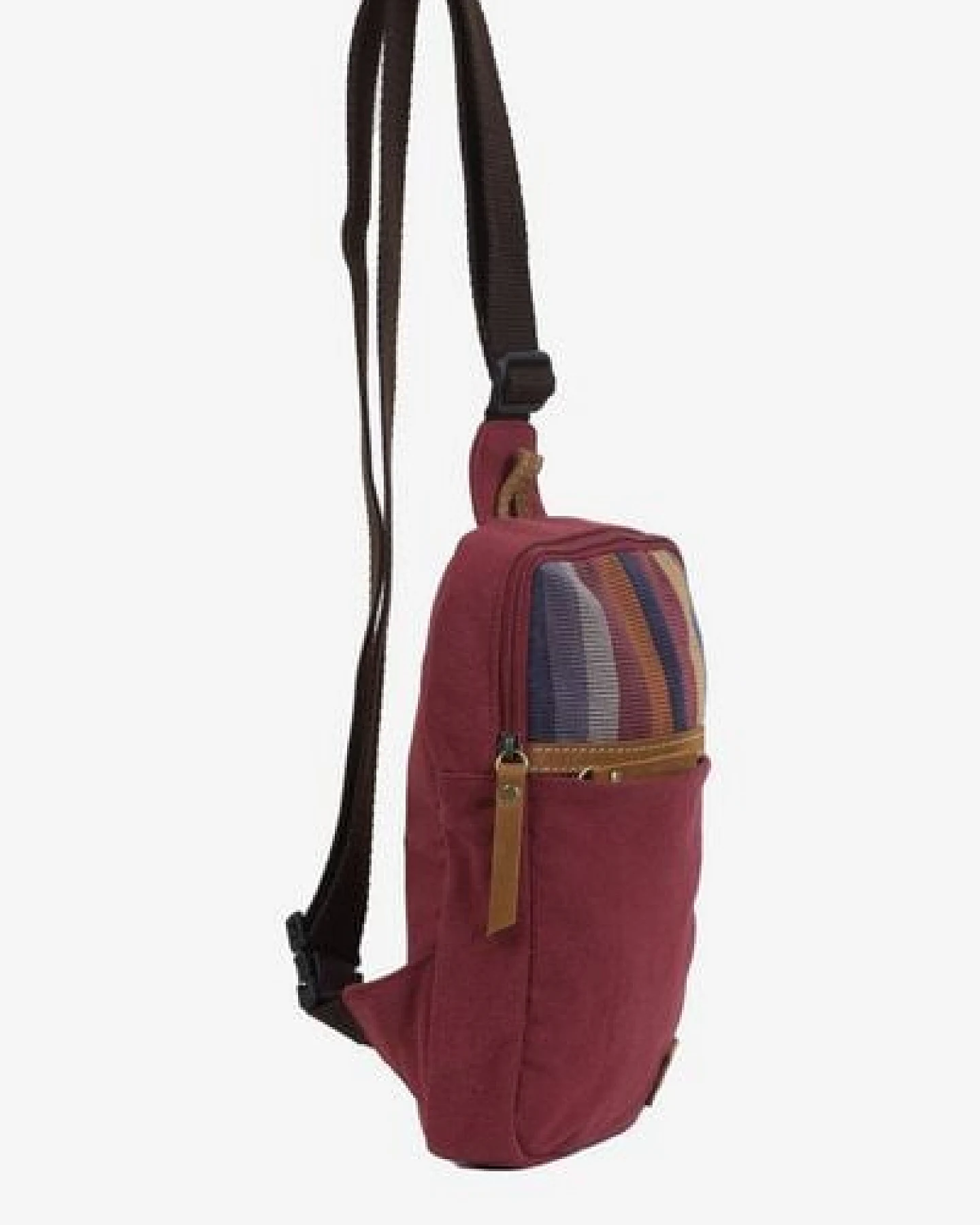 Dragolina Crossbody Tablettasche Faun W. mit Webstoff der Pwo Karen – Ansicht 3