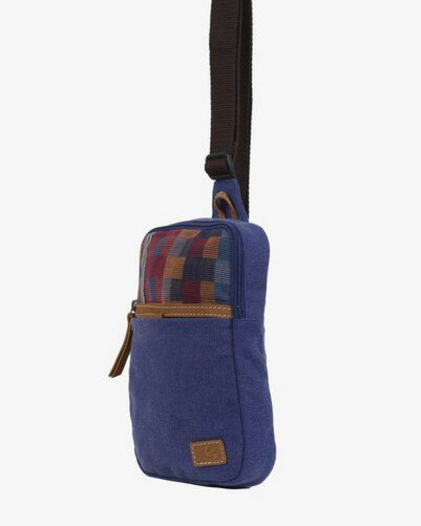 Dragolina Crossbody Tablettasche Faun W. mit Webstoff der Pwo Karen – Ansicht 2