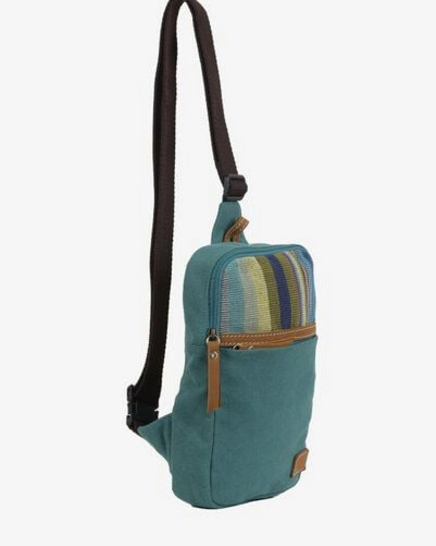 Dragolina Crossbody Tablettasche Faun W. mit Webstoff der Pwo Karen – Ansicht 3