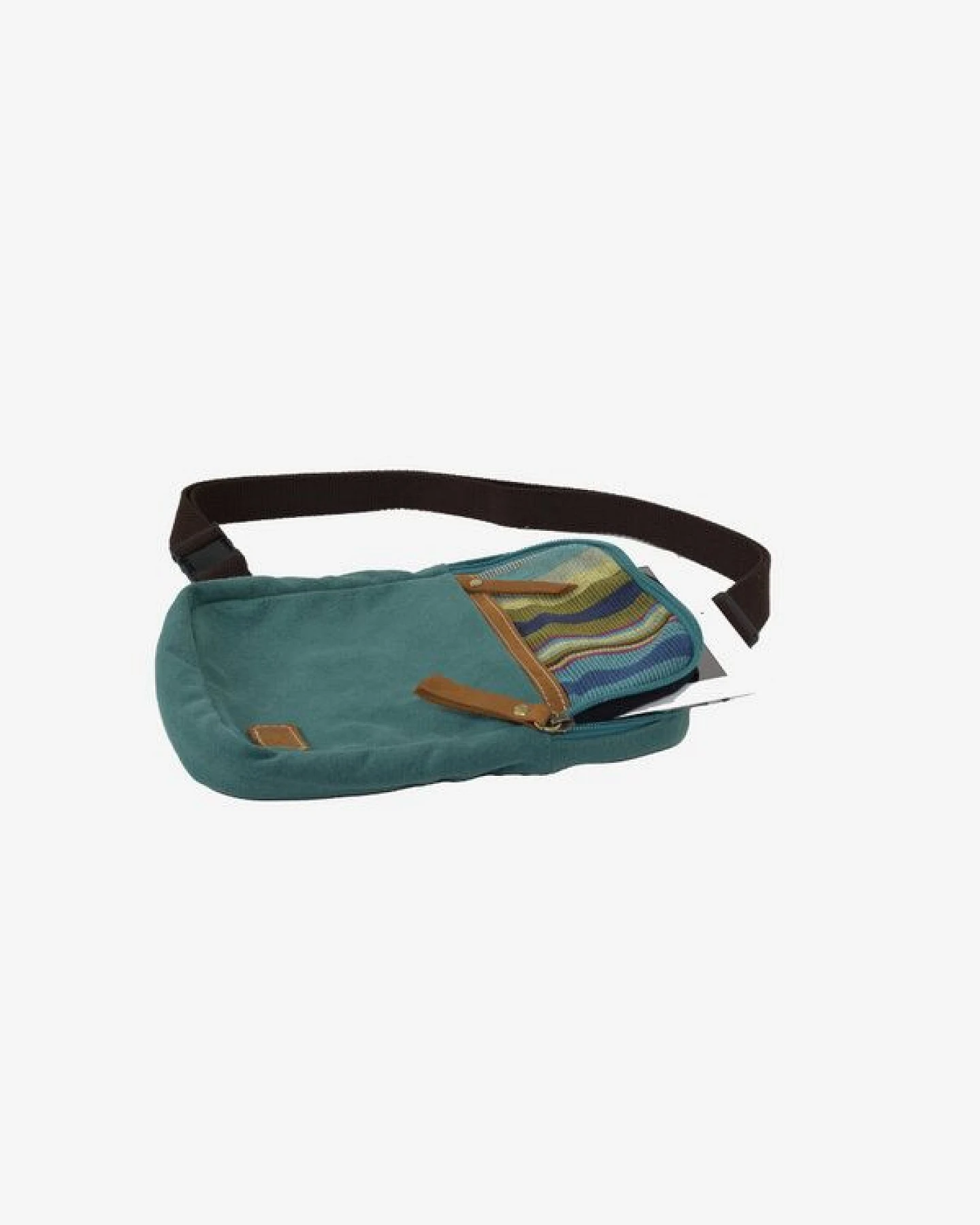 Dragolina Crossbody Tablettasche Faun W. mit Webstoff der Pwo Karen – Ansicht 4