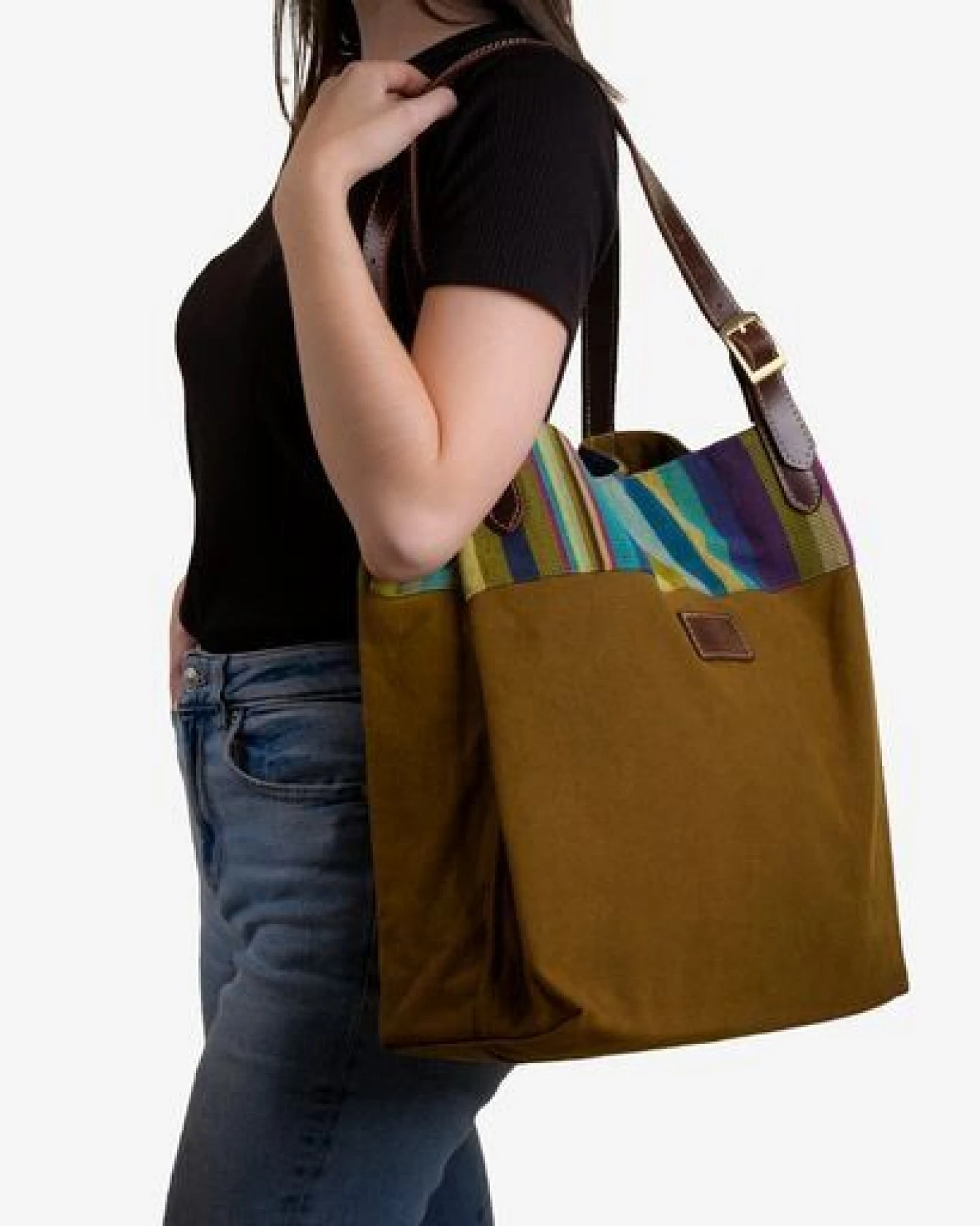 Dragolina Shopper Miss Eve mit Webstoff der Pwo Karen – Ansicht 4