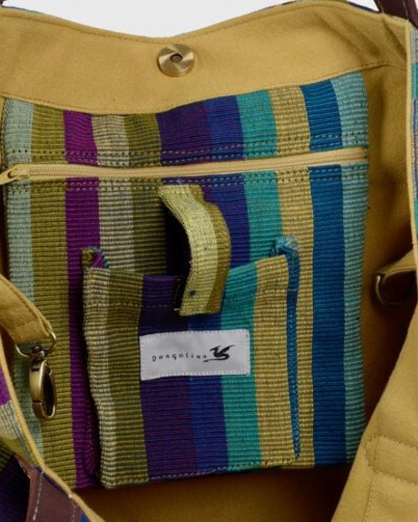 Dragolina Shopper Miss Eve mit Webstoff der Pwo Karen – Ansicht 3