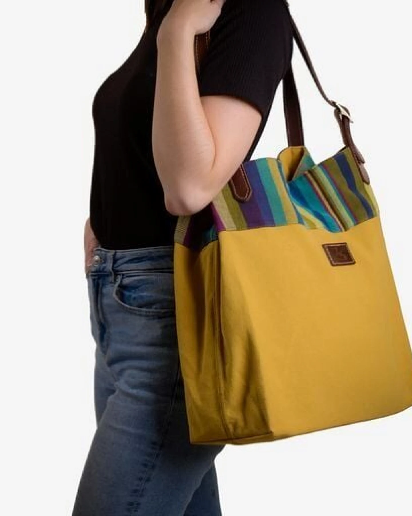 Dragolina Shopper Miss Eve mit Webstoff der Pwo Karen – Ansicht 4