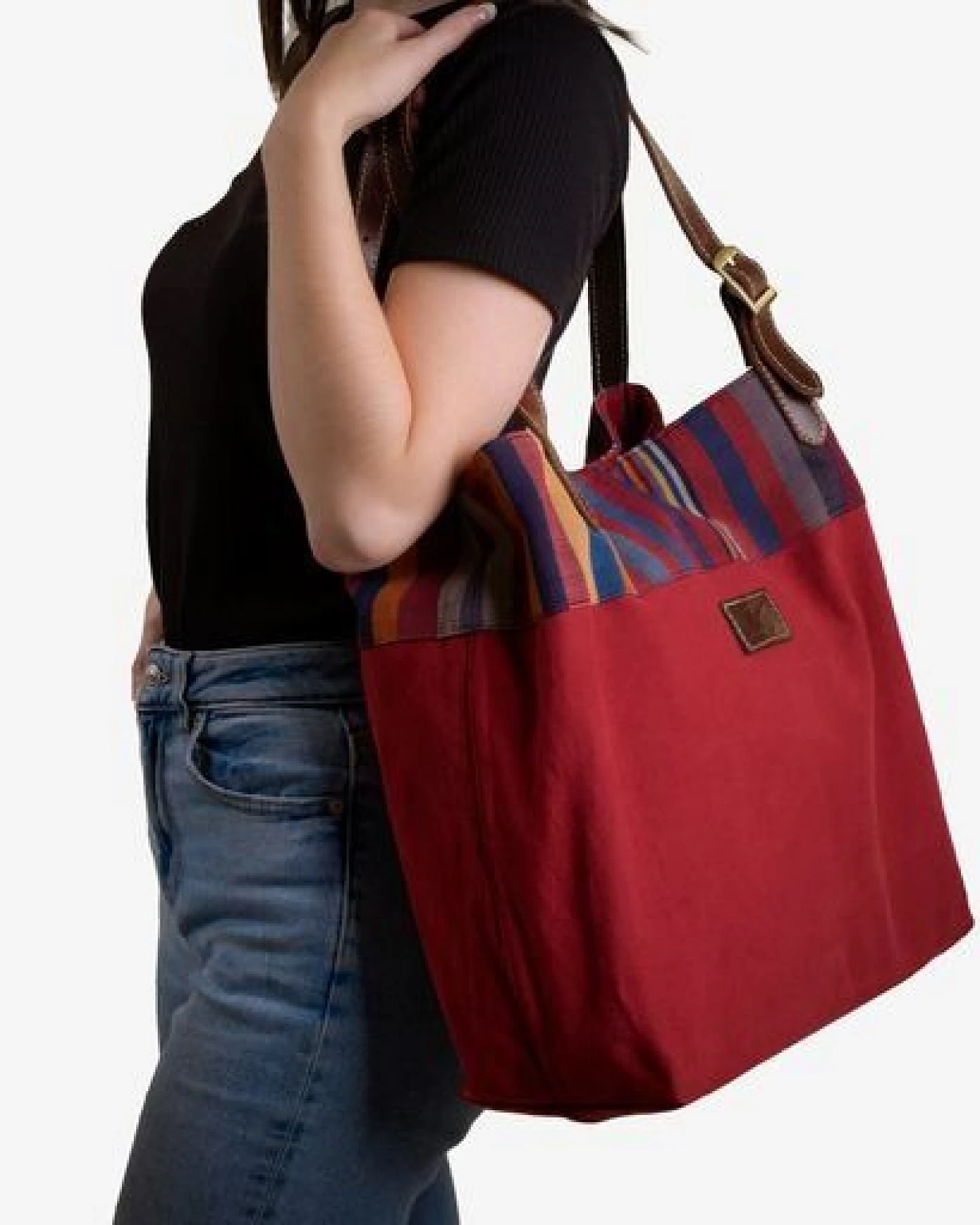 Dragolina Shopper Miss Eve mit Webstoff der Pwo Karen – Ansicht 4