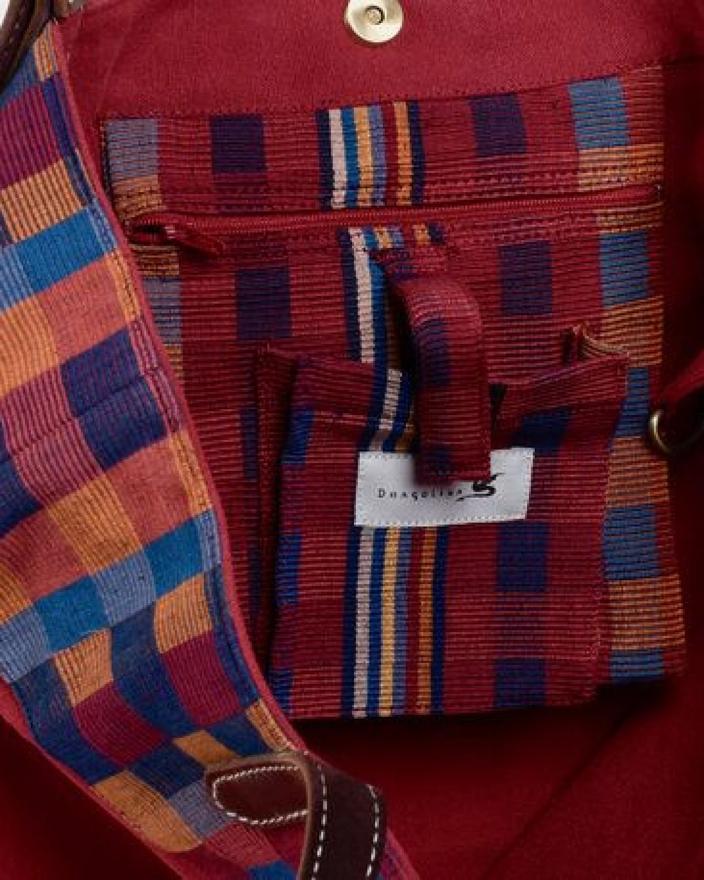Dragolina Shopper Miss Eve mit Webstoff der Pwo Karen – Ansicht 3