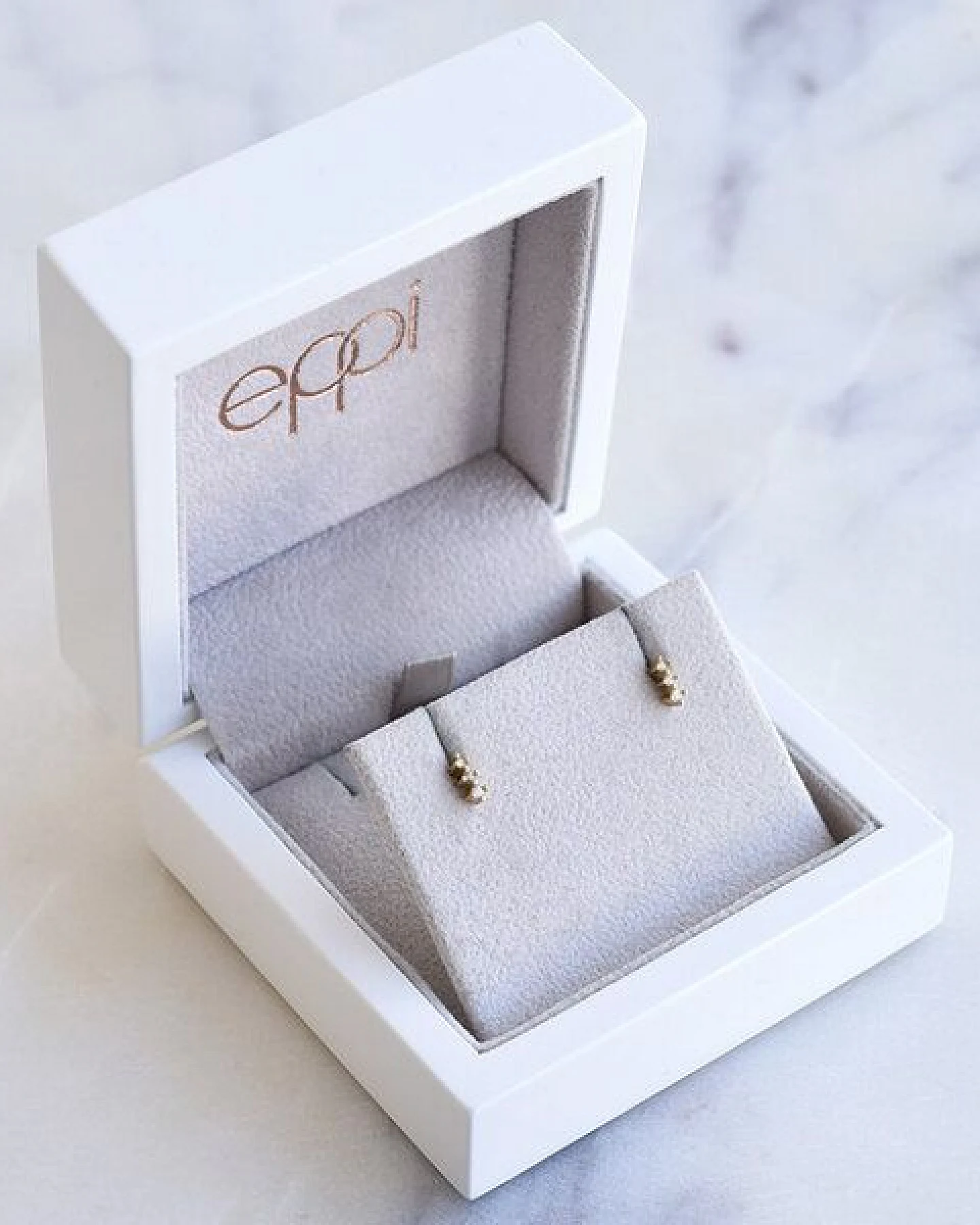 Eppi Zarte Ohrstecker mit Diamanten Linus – Ansicht 2