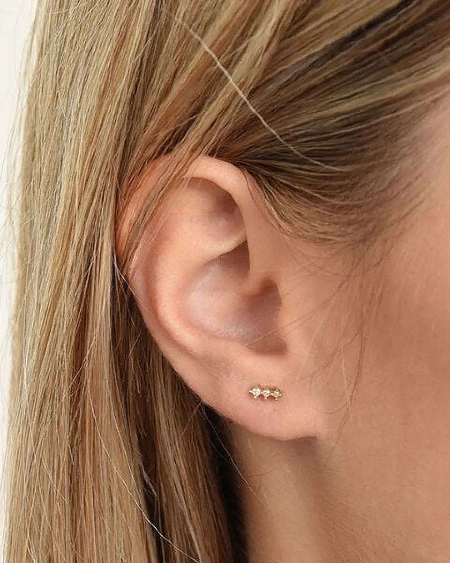 Eppi Zarte Ohrstecker mit Diamanten Linus – Ansicht 3