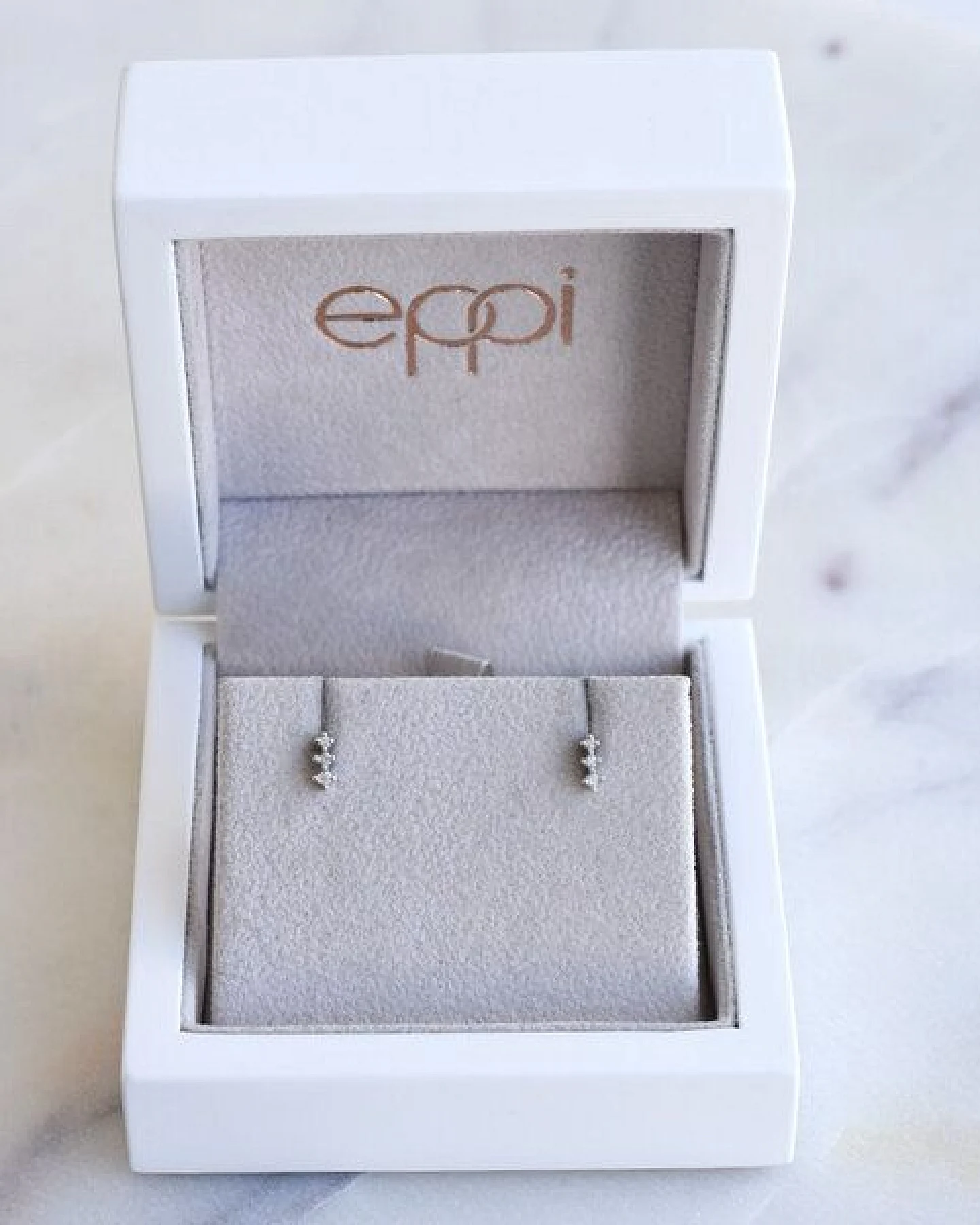 Eppi Zarte Ohrstecker mit Diamanten Linus – Ansicht 4