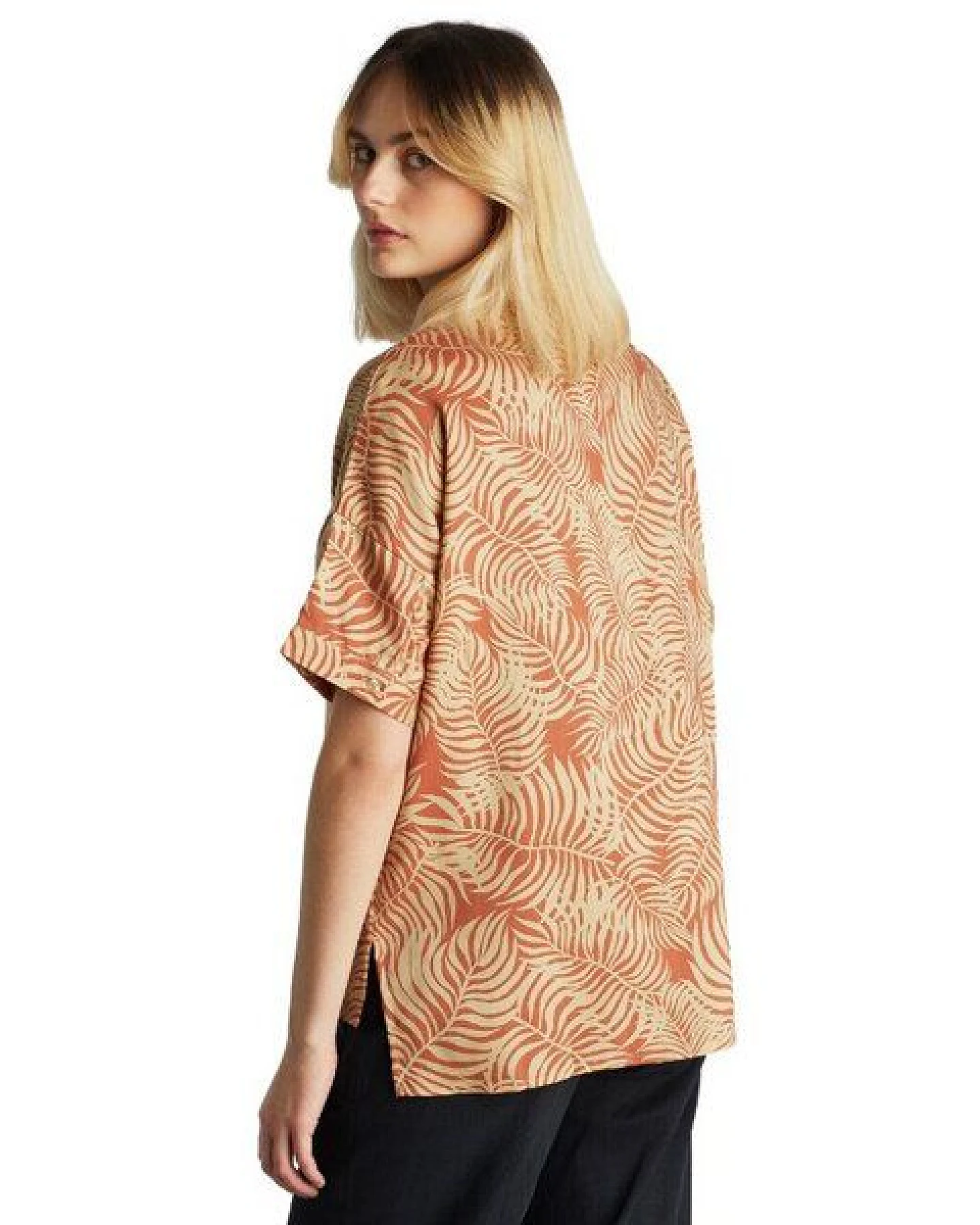 DEDICATED Short Sleeve Shirt Nibe Palm Leaves – Ansicht 4