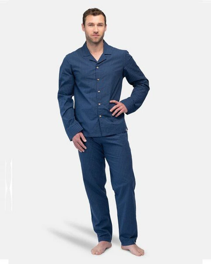 greenjama Herren Pyjama-Hemd, aus Bio Baumwolle und GOTS zertifiziert