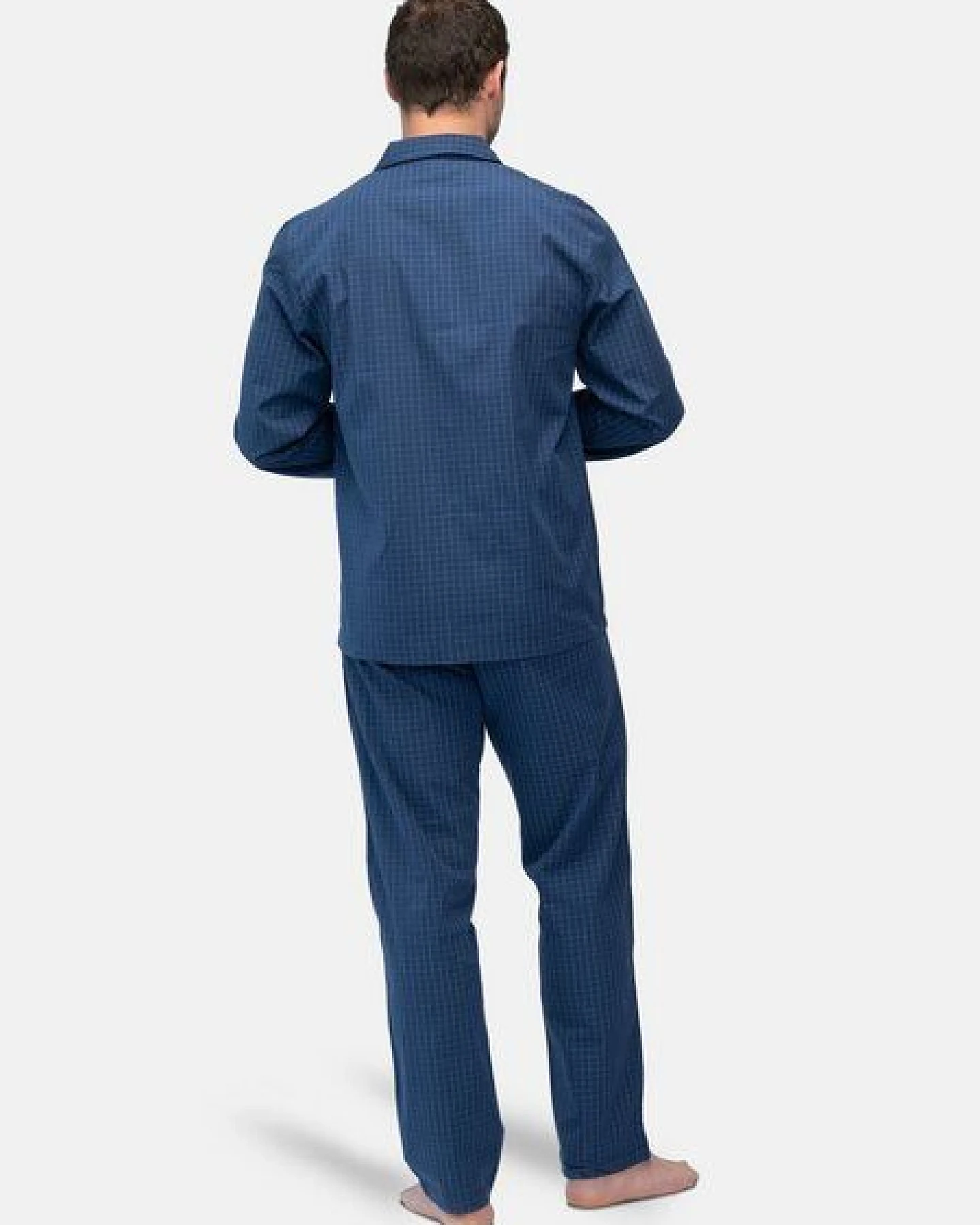 greenjama Herren Pyjama-Hemd, aus Bio Baumwolle und GOTS zertifiziert – Ansicht 2