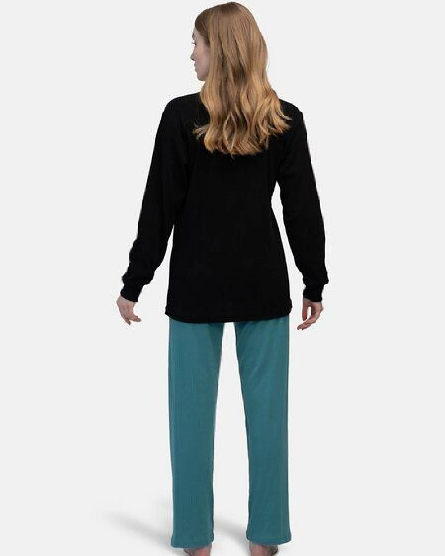 greenjama Damen Langarm-Shirt aus Derby-Rib, aus Bio Baumwolle und GOTS zertifiziert – Ansicht 2