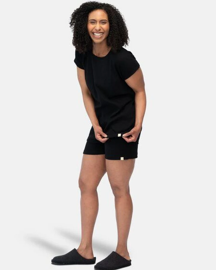 greenjama Damen T-Shirt aus Derby-Rib, aus Bio Baumwolle und GOTS zertifiziert