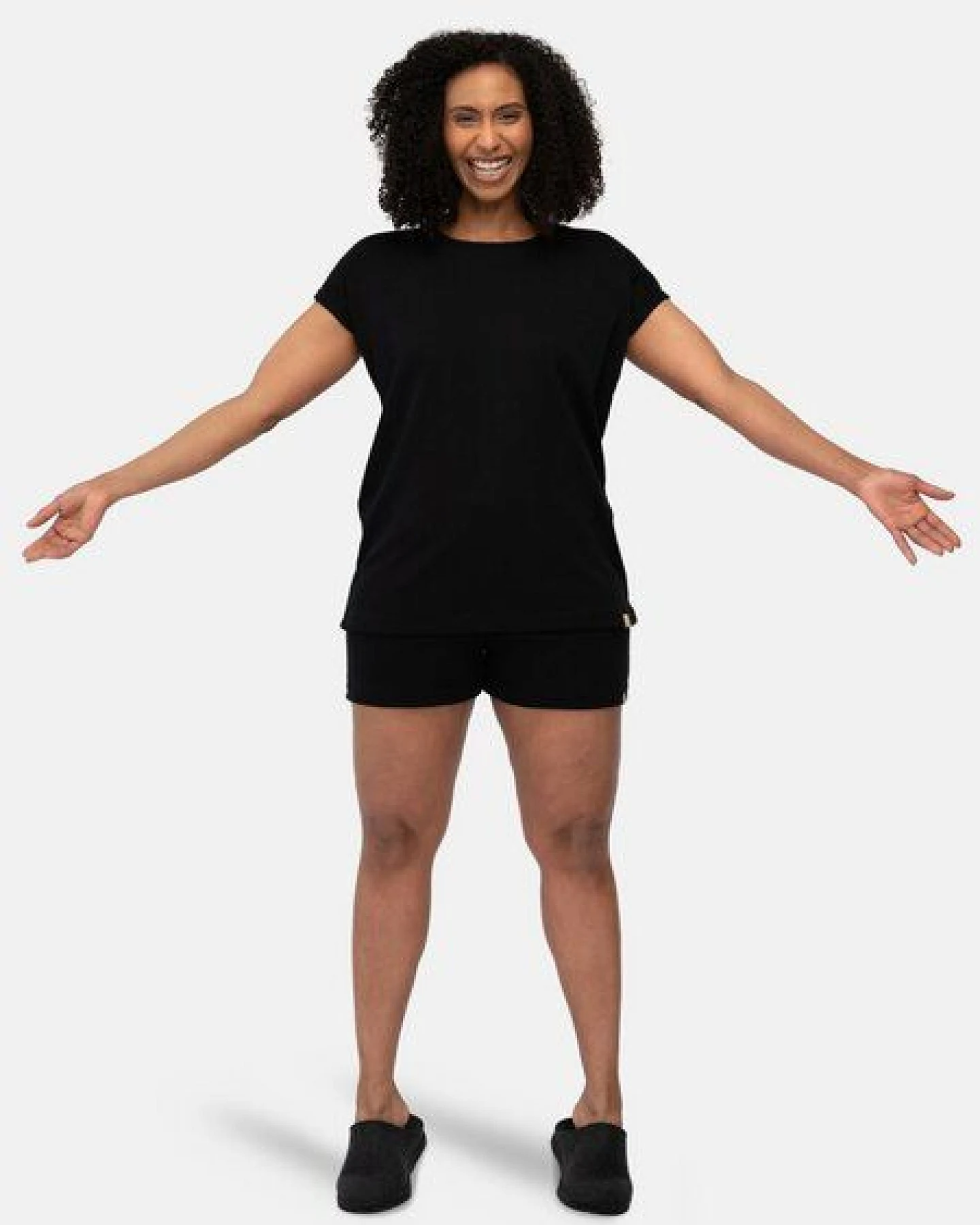 greenjama Damen T-Shirt aus Derby-Rib, aus Bio Baumwolle und GOTS zertifiziert – Ansicht 2