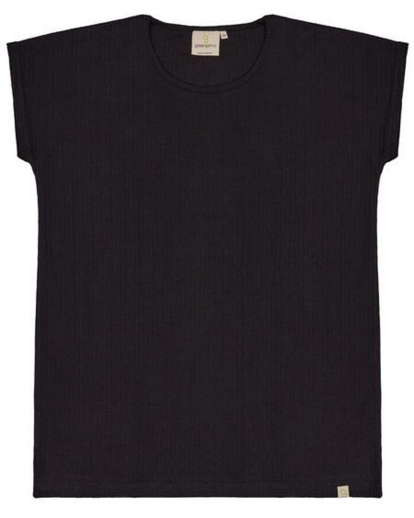 greenjama Damen T-Shirt aus Derby-Rib, aus Bio Baumwolle und GOTS zertifiziert – Ansicht 4